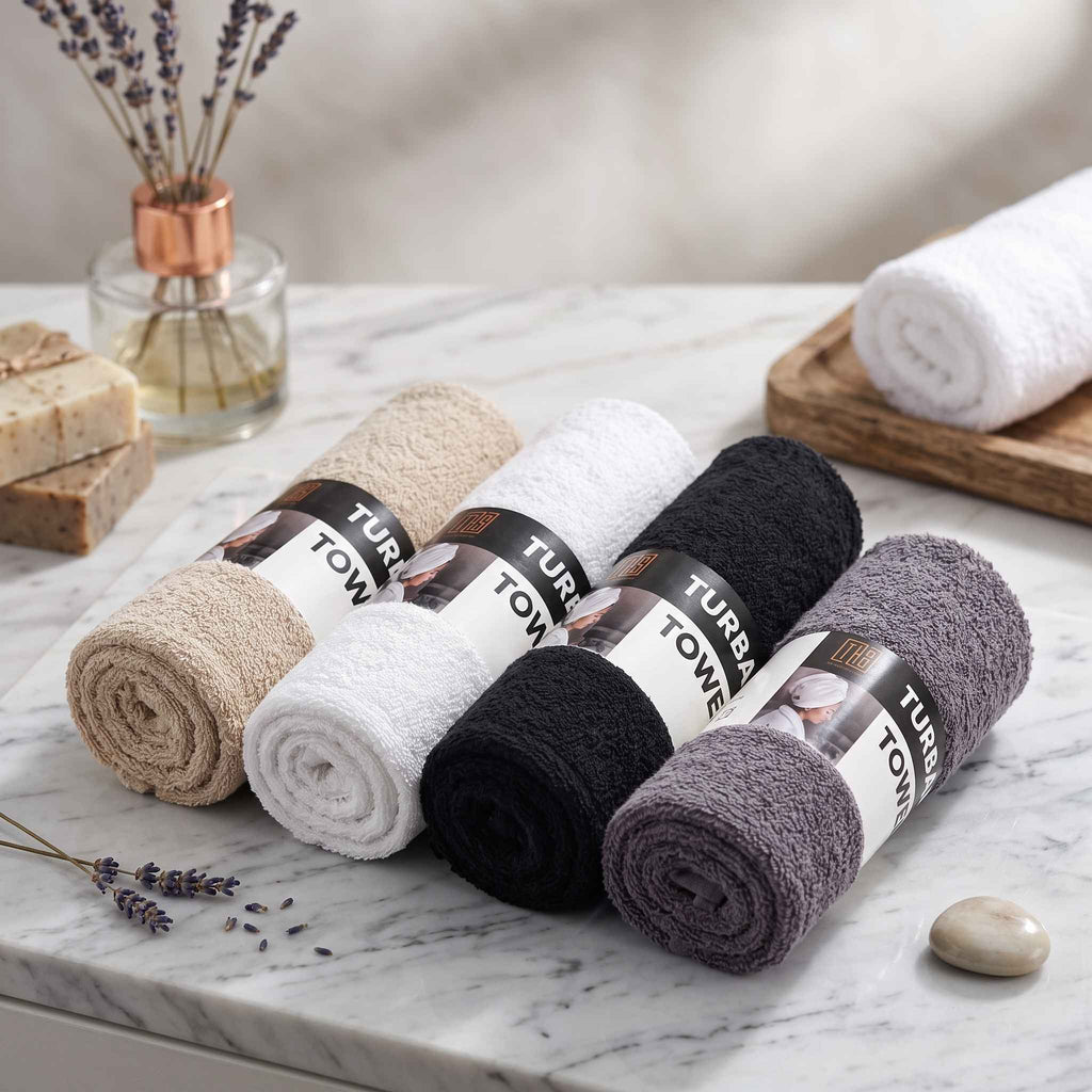 Premium Turban Towel - Random Color
