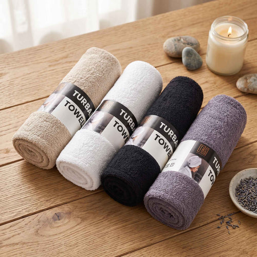 Premium Turban Towel - Random Color